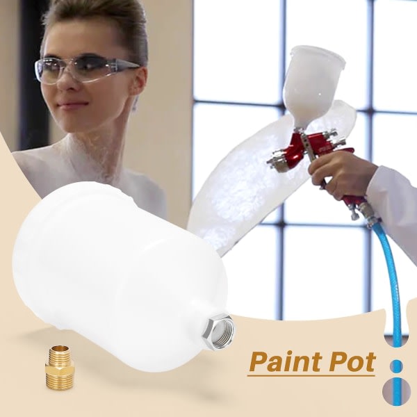 600ml Gravity Paint Spray Cup Pot Erstatning for Devilbiss Gti Pro Pri Flg