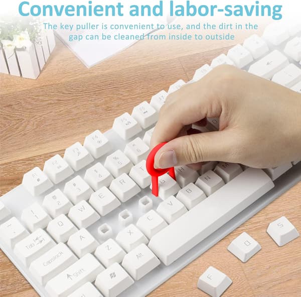 2022 New Keyboard Cleaning Kit Soft Brush 5 in 1 Multifunctional Computer Cleaning Tool Kit with Keycap Puller