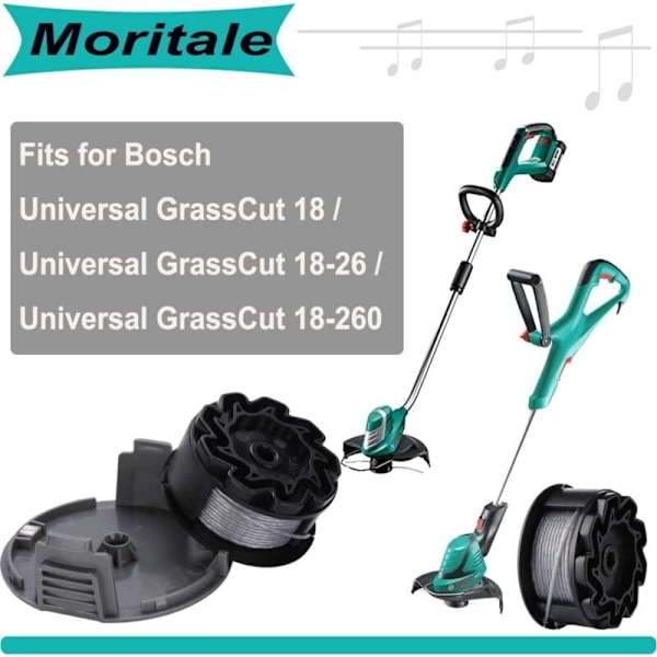 Lankakela BOSCH UniversalGrassCut Trimmeriin 18 18-26 18-260 F016800570 korkilla (4 kpl)_xx