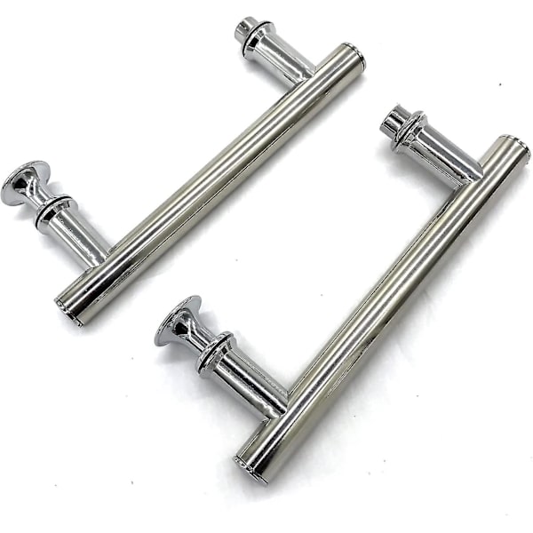 2 stk 145mm (14,5cm) krom ABS dusjhåndtak, hull til hull