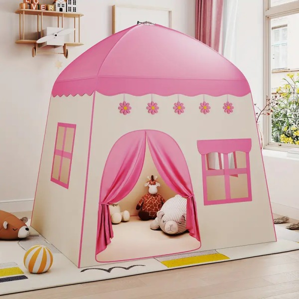 Tält Lekhus Flicka Prinsessa Leksakstält Pojke Inomhus Litet Hus Sova Festival Present