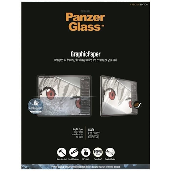 PanzerGlass 2735 Skärmskyddsglas Passar Apple-modeller: iPad Pro 12.9, 1 st.