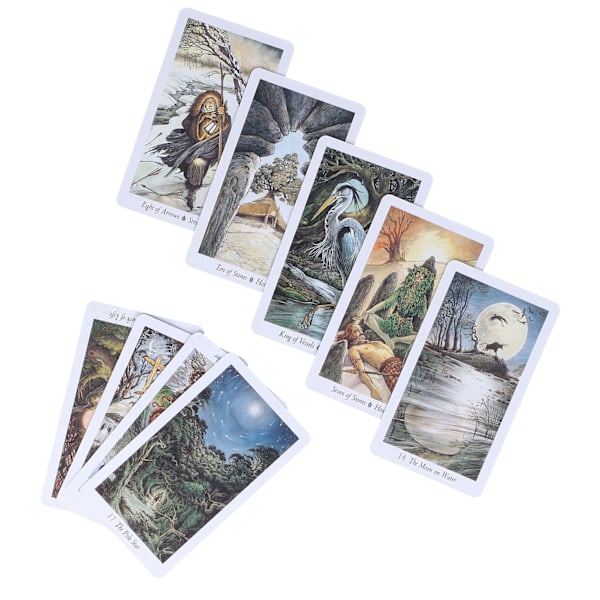 Tarotkortsett for nybegynnere - Spådom, veiledning, spill og gave
