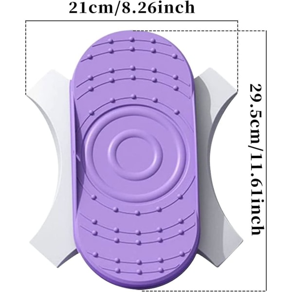 Twist Waist Disc Board, Turntable Fitness Waist Twist Disk, Multifunksjon Balance Board Pedal