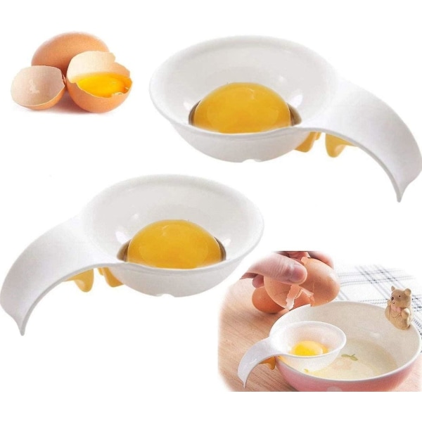 Eggseparator av matkvalitet (hvit)