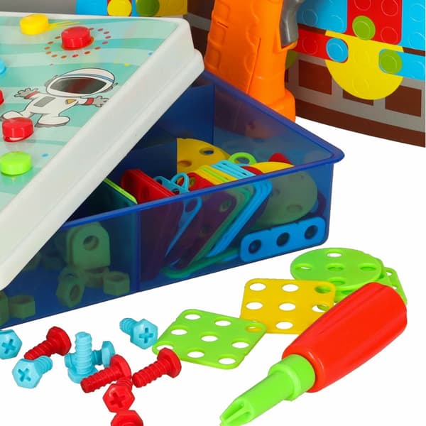 Screwdriver Building Blocks in Case – Educational Construction Set 261 Pieces 920