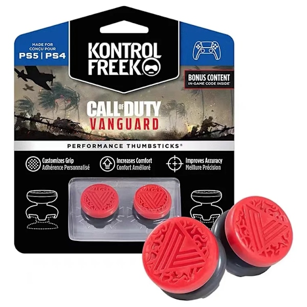 KontrolFreek FPS Freek Galaxy för Playstation PS4 5 High-Rise Analog Stick Joystick Controller Prestanda Tumstockar PS5 4-13