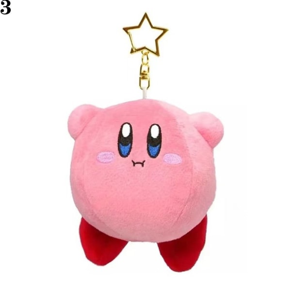 Kirby plysj dukke anheng leketøy 3