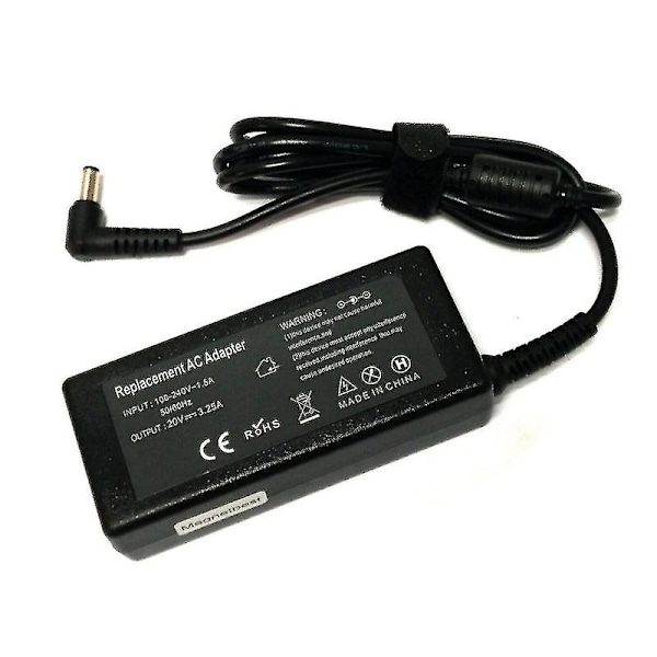 Newway 20v 3.25a AC Dc Adapter Lader kompatibel med Aoc/philips 276e8v LCD strømforsyning Adpc2065
