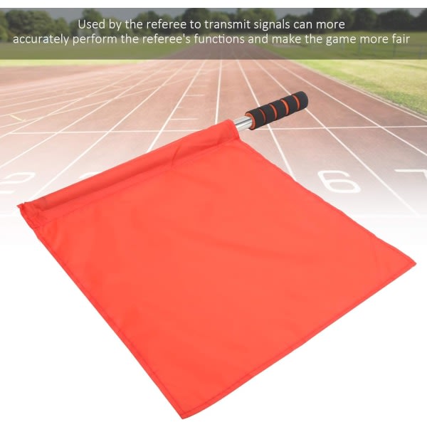 Urheilutuomarin lippu, jalkapallotuomarin kulmaliput kestävät, kestävät jalkapallon jääkiekkoharjoitteluun (punainen)
