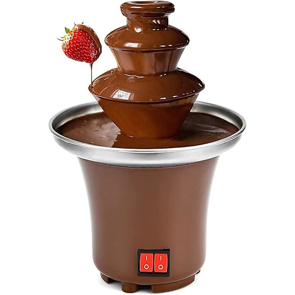 Chokolade Springvand, Tre-lags Hjemme Springvand, Chokolade Smelte Fondue, Chokolade Maskine