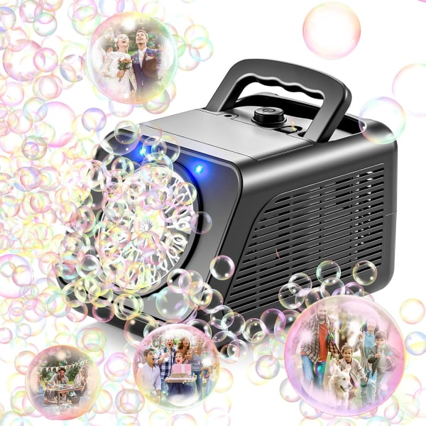 Bubbelmaskin, Automatisk Bubbelblåsare 15 000+ Bubbel per Minut