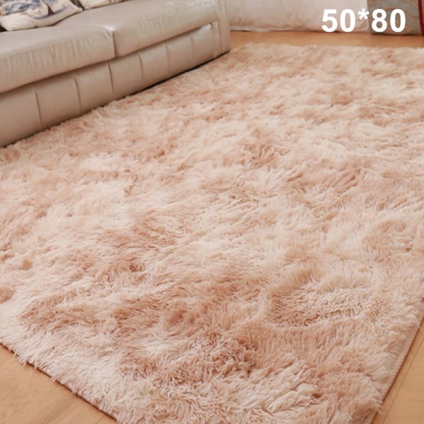 Olohuoneen matto Makuuhuoneen sängyn matto Yksinkertainen moderni kotitalouden lattiamatto Pehmeä monivyöhykekäyttöinen peitto kameli Camel 50*80