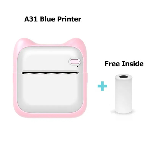 Minifotoprinter för iPhone/Android, perfekt för presenter, studier, arbete och foton