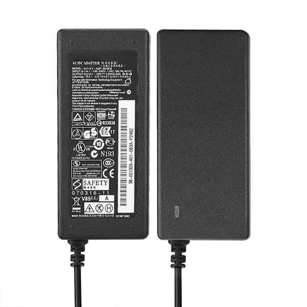 65W 20V 3.25A Strömadapter för Lenovo Ideapad 310 110 100s - Endast adapter