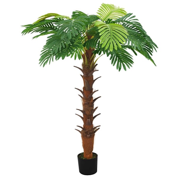 vidaXL Konstgjord Kottepalm med Kruka 160 cm Grön Green Green