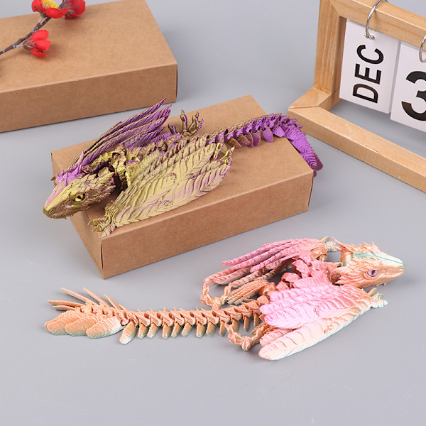 Fjäderbeklädd Wyvern Drake 3D-printad Drake Gratis Drake Dr