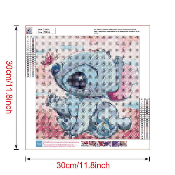5D DIY Täysi Timanttimaalaus Kirjonta Timanttimaalaus Ristipistos Disney