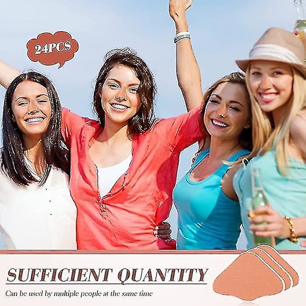 24 stk. Solbeskyttelse Neseplaster UV-beskyttelse Nesebeskyttelse Sport Utendørs_xx