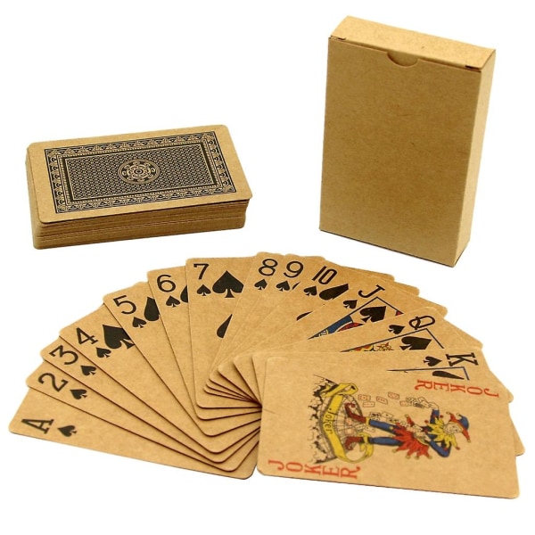 54 kort Enkelt pokerbordspill Rollespillkort Pokerbordspillspillkort