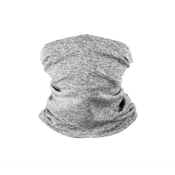 Multifunktionel bandana med filterlomme grå Grey Grå