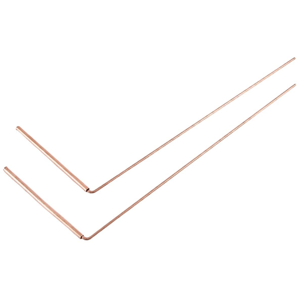 Copper Rod Dowsing Rod Pure Copper 2PCS Divining Rods - for Divining Water, Treasure(A)