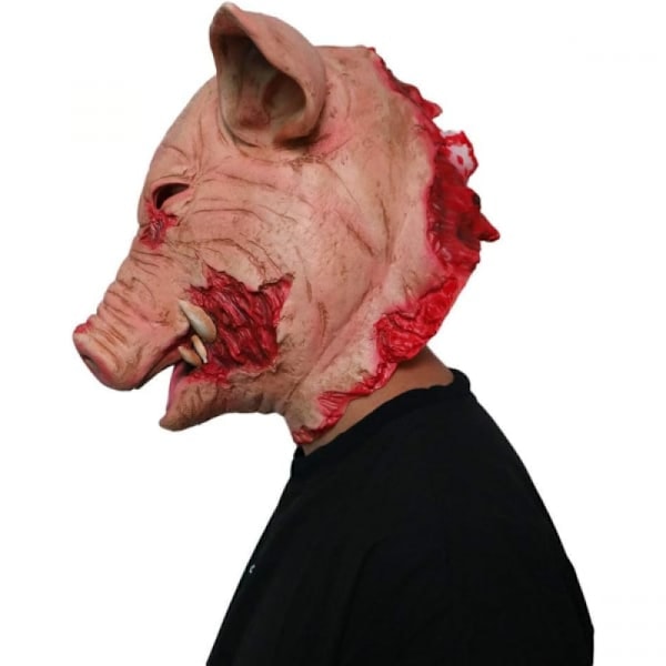 Halloween Maske Scary Pig Overhead Animal Maske Latex Pig Maske Hal