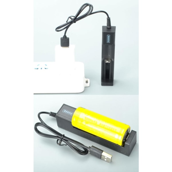 2 st Universal Batteriladdare Smart Mini Multifunktionell Laddare för Uppladdningsbara Batterier