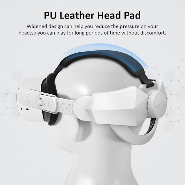 Elite-pannband kompatibla med Oculus Quest 2-tillbehör