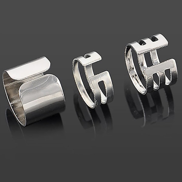 3 stk./sæt Mode Åbne Ringe Midi Finger Knuckle Stack Ringe Charms Julegave Silver