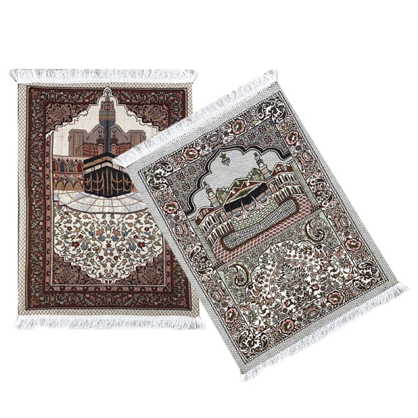 Muslimsk bönematta för islam flätade mattor vintage Eid A A