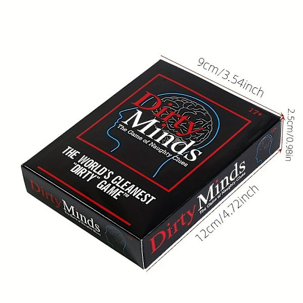 Dirty Minds Kortspil - Spillet med Frække Hints - Voksen Party Drikkespil - Sjovt - Verdens Reneste \"Beskidte\" Spil - Gave