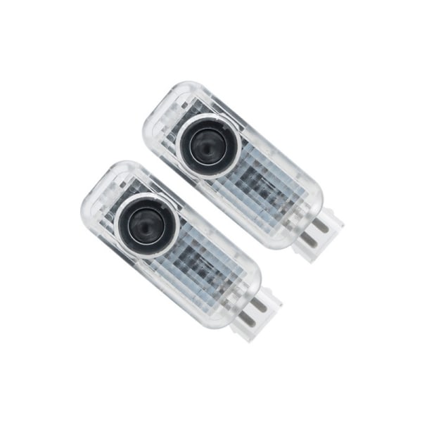 Egnet for Audi Aodi velkomstlys A4LA5A6L atmosfærisk lys A7A8LQ3Q5Q7 dør laser projeksjonslys (2 pakker)