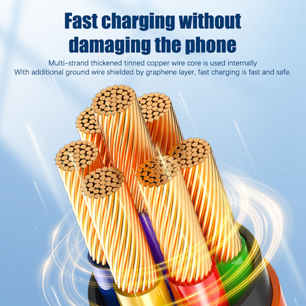 120W 6A 180 asteen kierto Super Fast Charging Data Type-C -kaapeli oranssi Orange Lightning[1.5m]