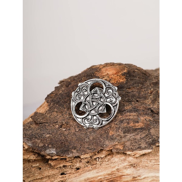 Vikinge Sjal Tørklæde Kappe Kvinder Nordisk Middelalder Beklædning Lukning Broche Vintage Keltisk Nål Spænde