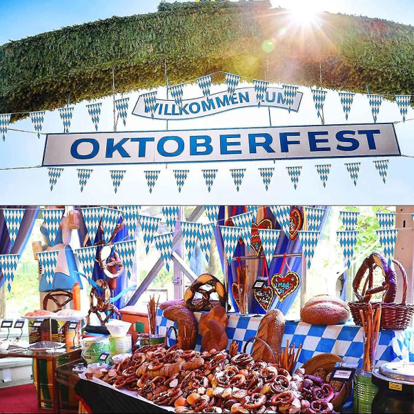 10 m Baijerin seppele Oktoberfest Decor Bayern Oktoberfest viiri