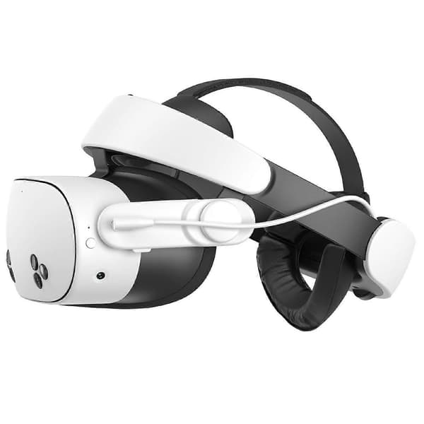 KIWI DESIGN H4 Boost QS03B For Meta Quest 3 3S Hodebånd Forlenget Batterilevetid Selvadapterende