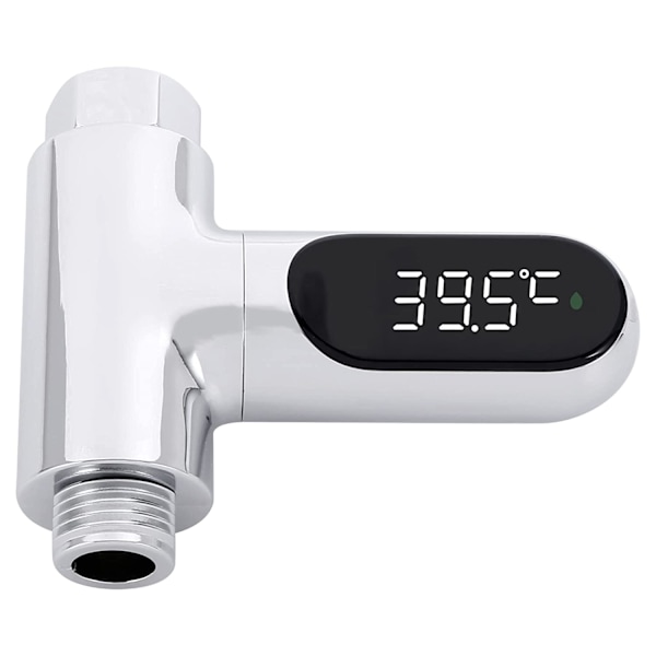 LED-display duschtermometer automatisk elmonitor temperaturmonitor för vård