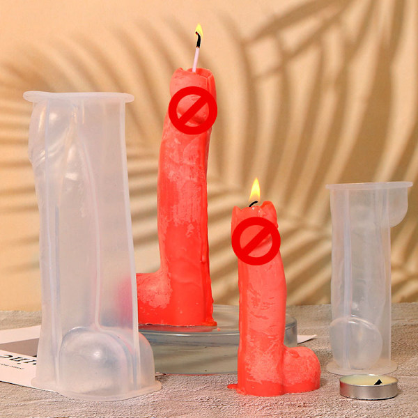 Silikonformer for støping av 3D-kroppslys