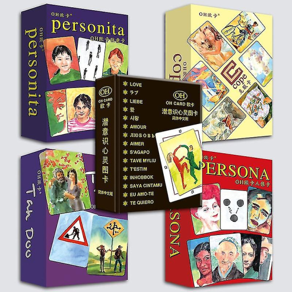 Oh Card Psychology Cards Cope/persona/shenhua Brettspill Morsomt kortspill Shry