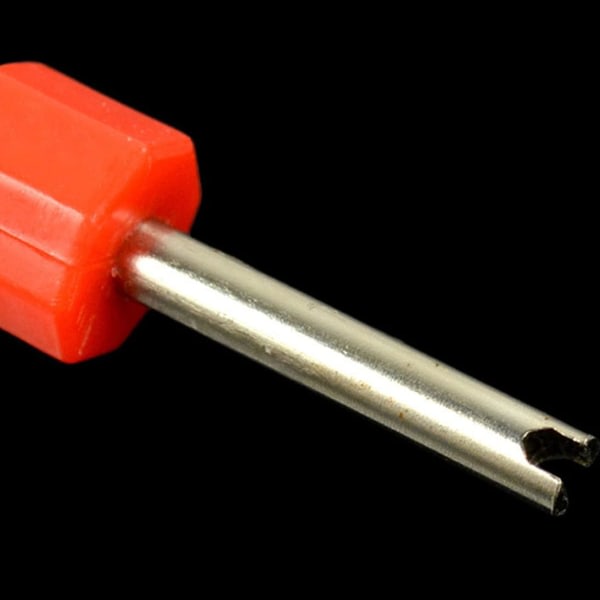 Værktøj til fjernelse af dækventilkerne (rød)