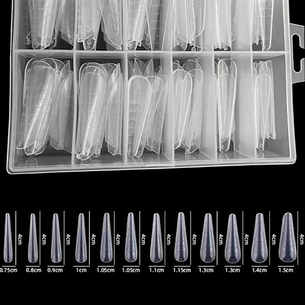 120 st Dubbla System Nagelförlängningar Poly UV Gel Fingerförlängning Artificiell Manikyr