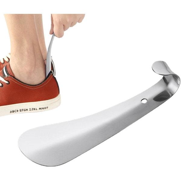 Skohorn i rostfritt stål | Stövel Skohorn i rostfritt stål | Travel Shoe Horn Shoe Helper Stick