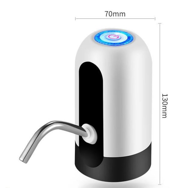 Juomavesiautomaatti pumppujärjestelmällä ja irrotettavalla USB pumpulla