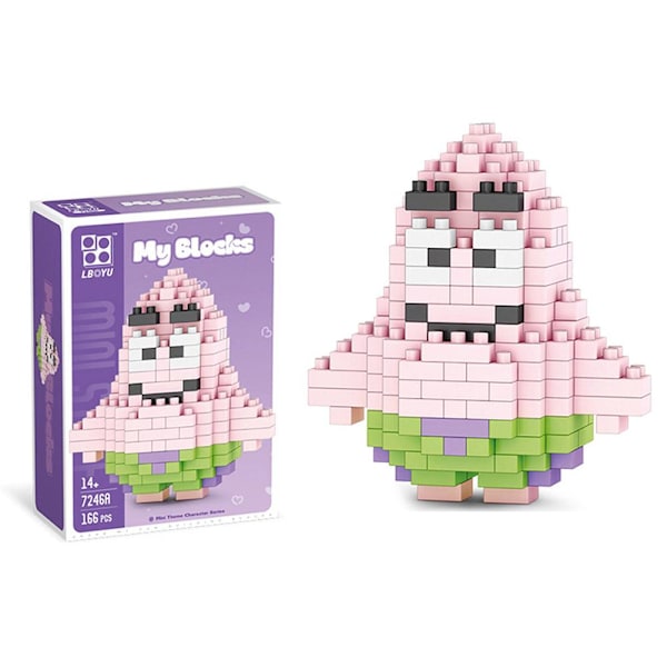 Mini Byggeklods Legetøj Figur Kort Sjovt Byggeklods Legetøj Crab ONE-SIZE