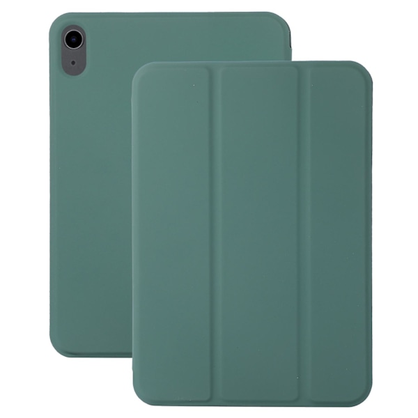Etui til iPad Air 11 (2024) - Tri-Fold Stand, Læder, Magnetisk, Auto-Væk/Sov - Matcha Multicolo Multicolor Midnight Green