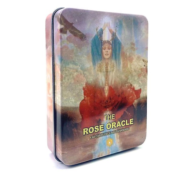 Iron Box The Rose Oracle Card Tarot Prophecy Divination Deck Party Game W/manual