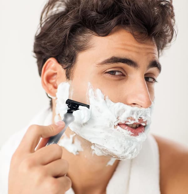 Kompatible 24 barberblade til Gillette Fusion 5 5-bladede erstatningspatroner med Lubrastrip til mænd