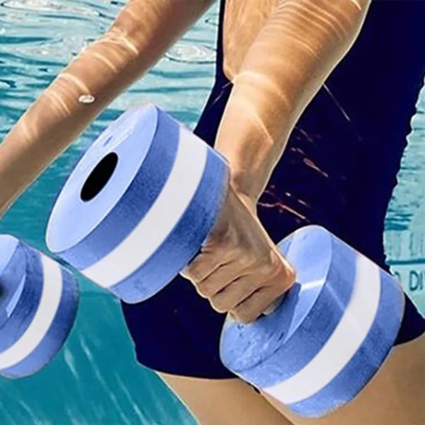 Akvatik Håndvekter Skum Håndvekter Passer Til Aqua Gym Bassengtrening Blå