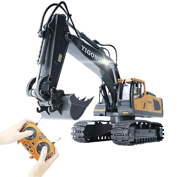 2.4g Trådlös RC Grävmaskin Fjärrkontroll RC Lastbil Crawler Truck Elektriskt Byggfordon